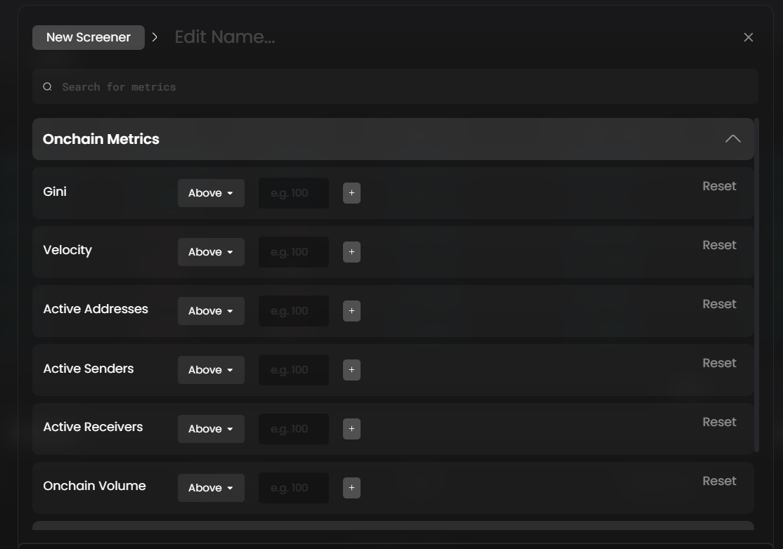 Navigating the Chart Interface